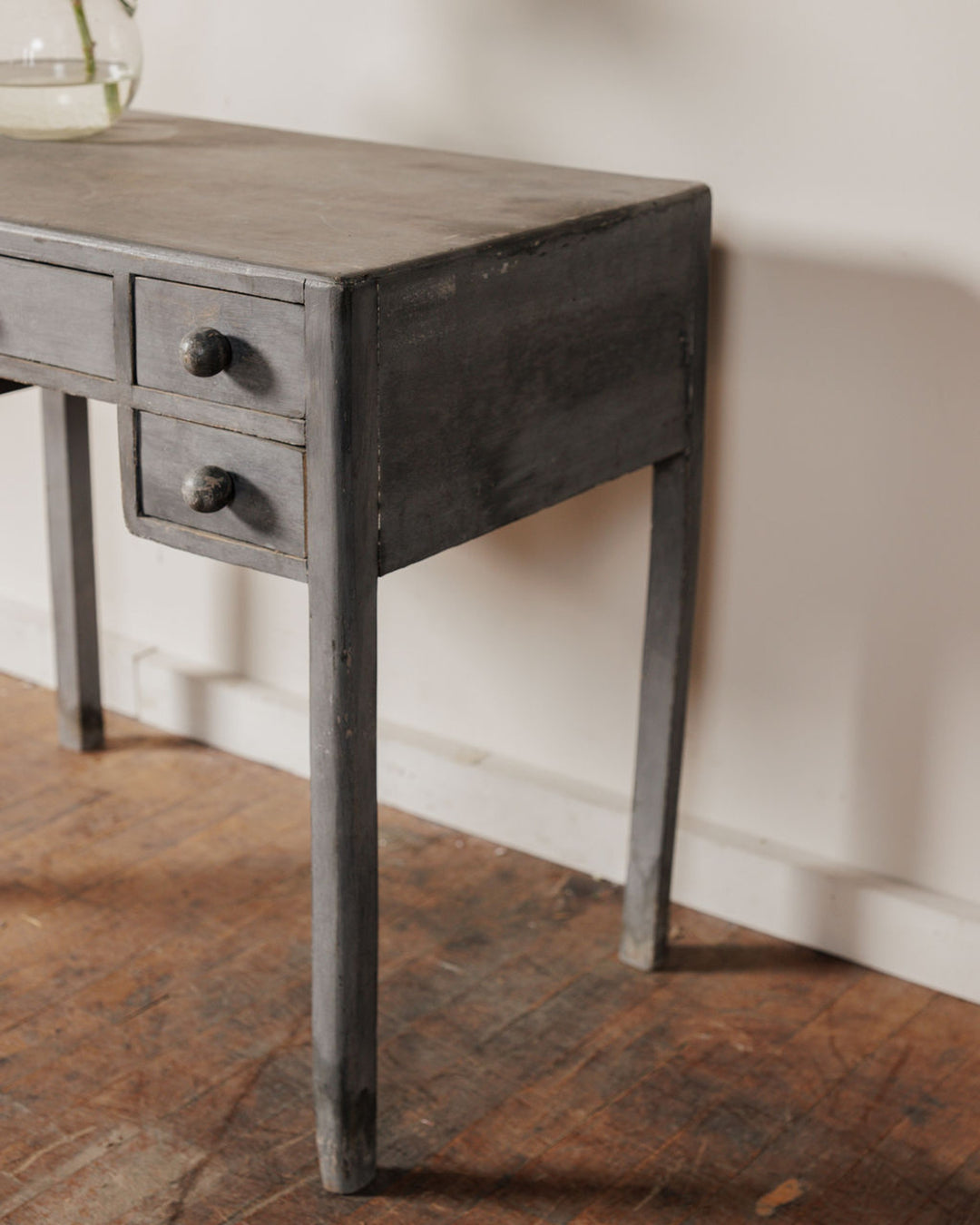 French Blue Side Table