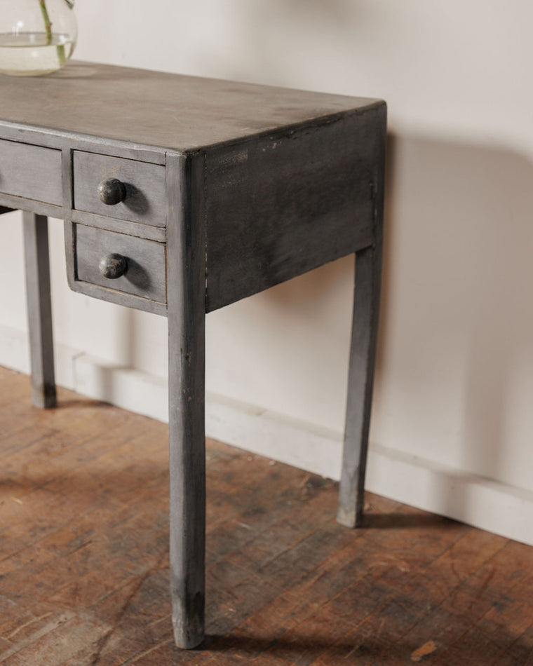French Blue Side Table