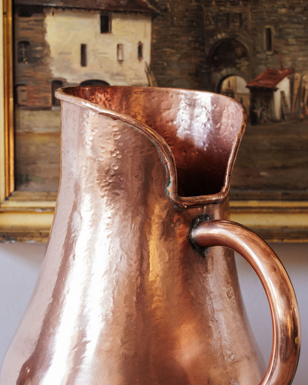 Antique Copper Pitcher