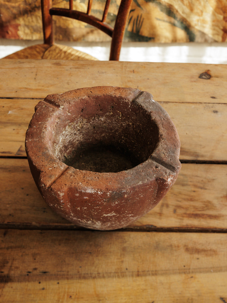 Spanish Red Stone Mortar - 2