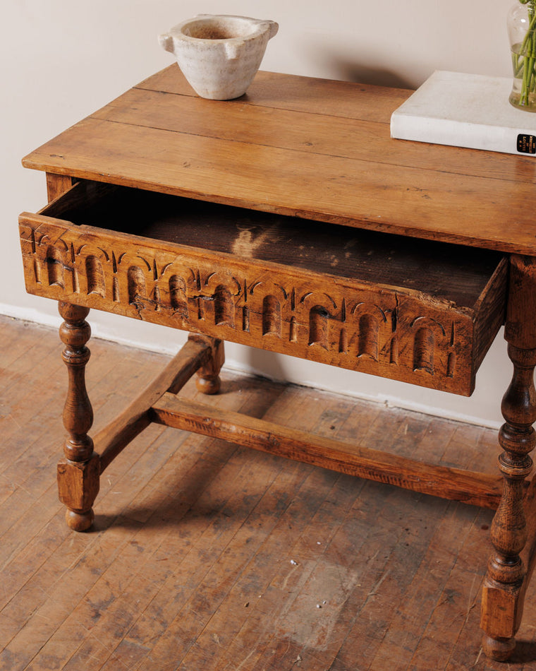 19th c. Chestnut Desk