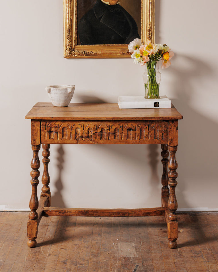 19th c. Chestnut Desk