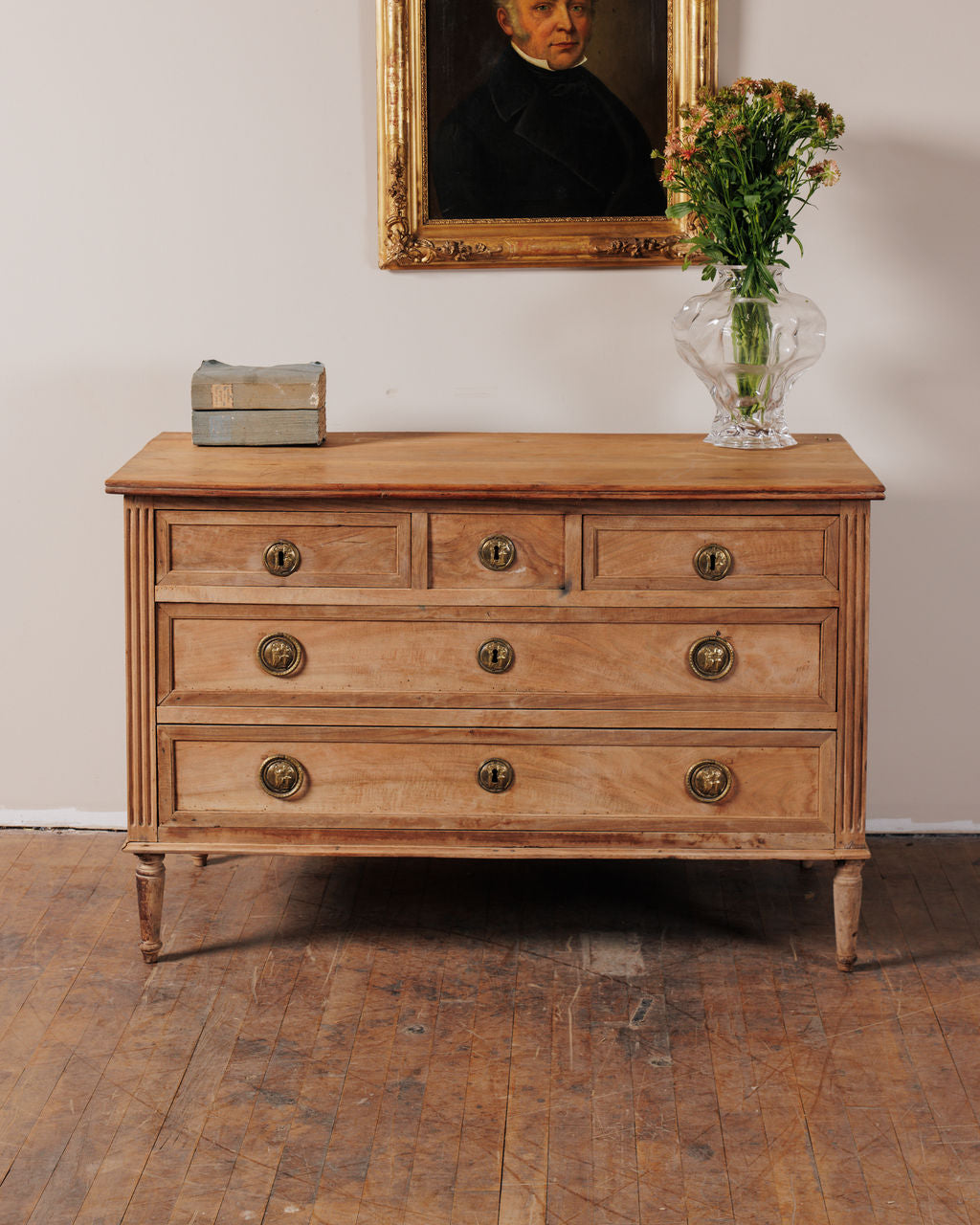 French Louis XVI Oak Commode