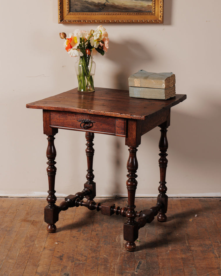 18th c. Walnut Side Table