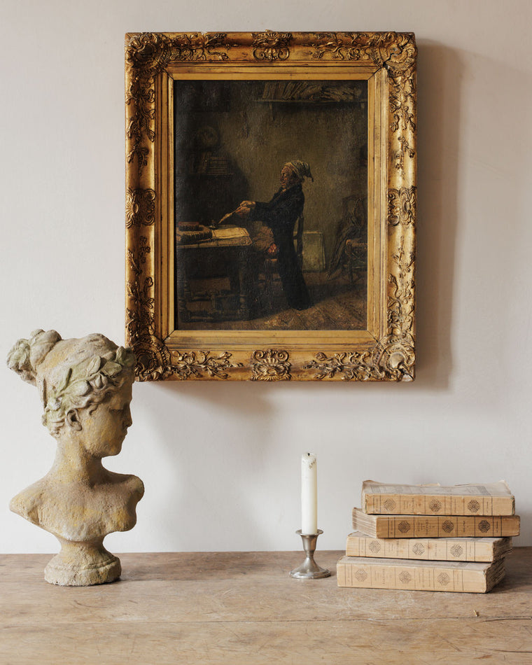 The Writer - Gilt Framed Artwork