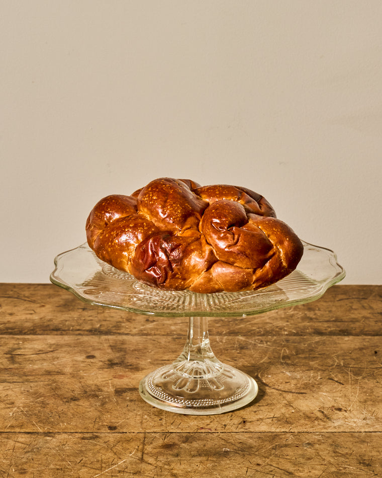 Vintage Glass Cake Stand