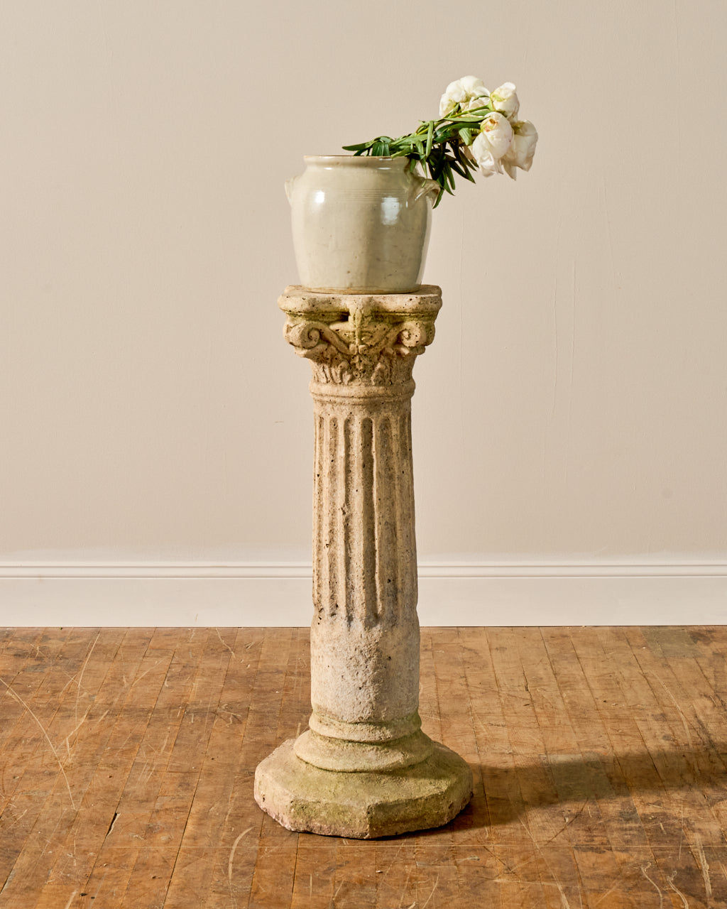 19th c. Cast Pedestal