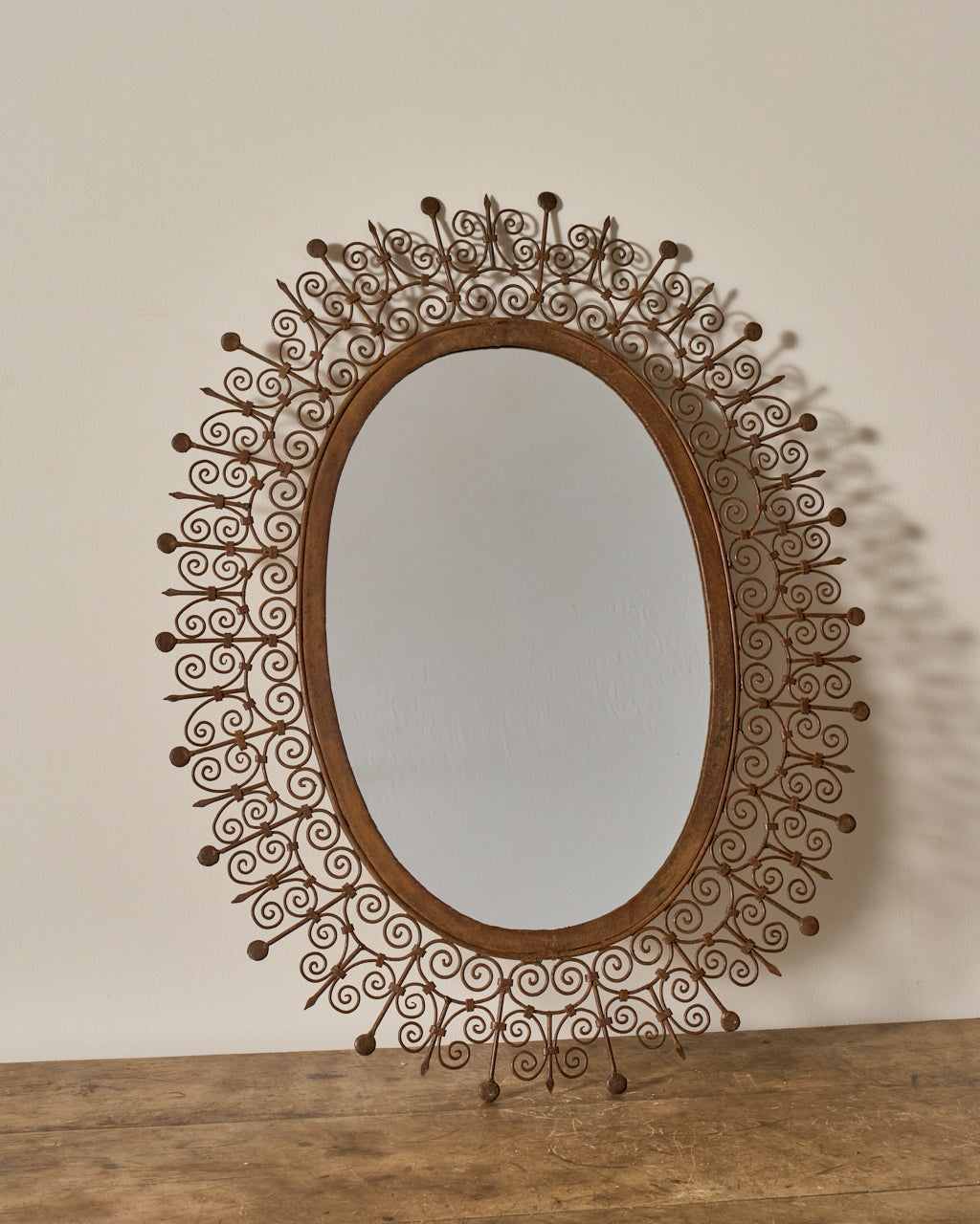 Wrought Iron Mirror