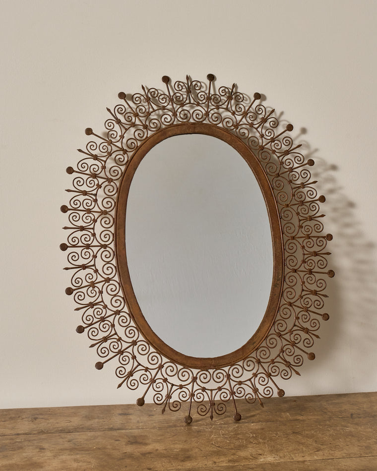 Wrought Iron Mirror