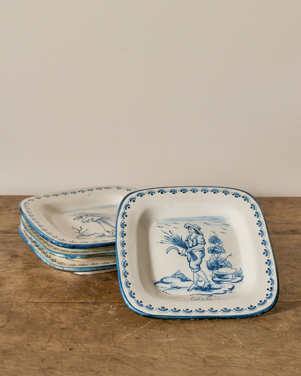 Italian Seasonal Square Plates