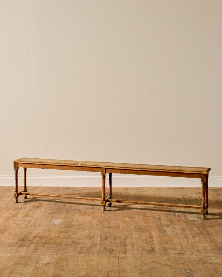 Antique Monastery Bench