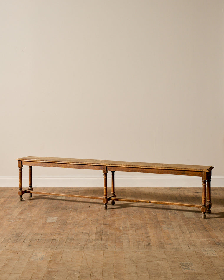 Antique Monastery Bench