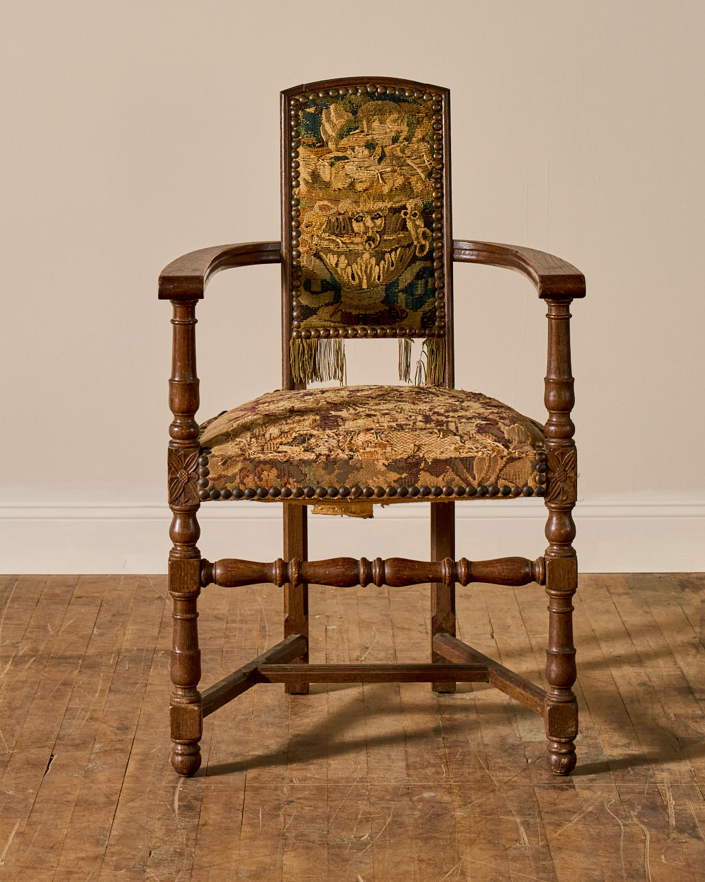 19th c. French Tapestry Armchair