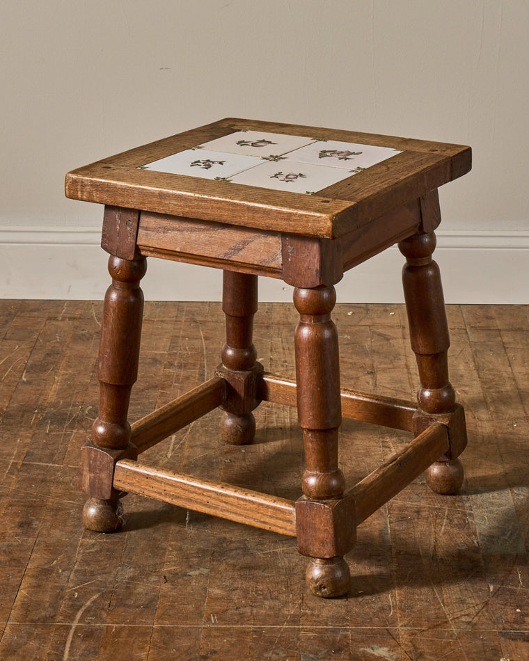 Delft Tile Side Table