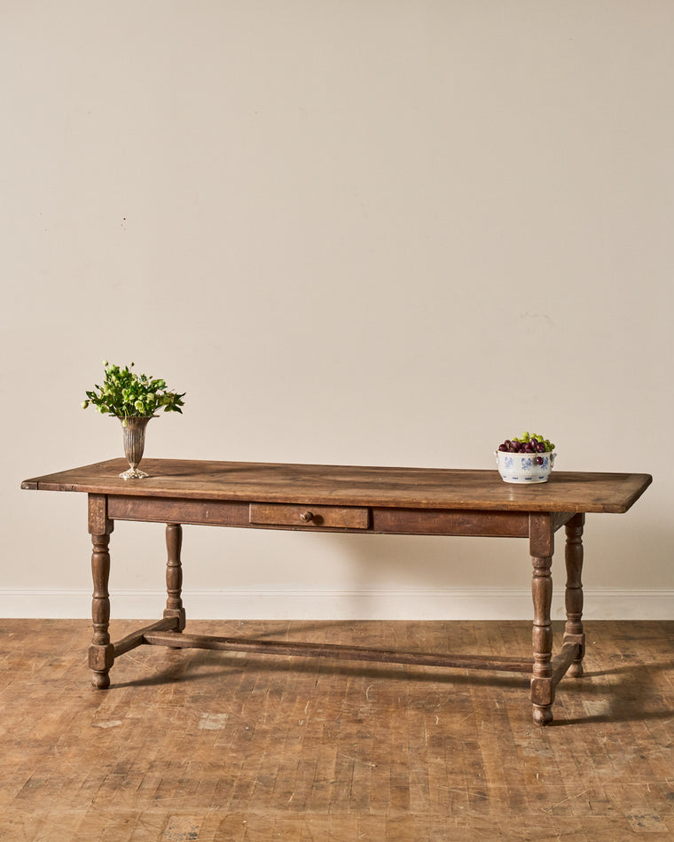 19th c. Oak Dining Table