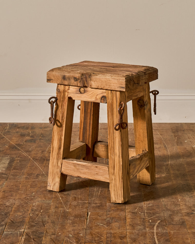 French Brutalist Stool