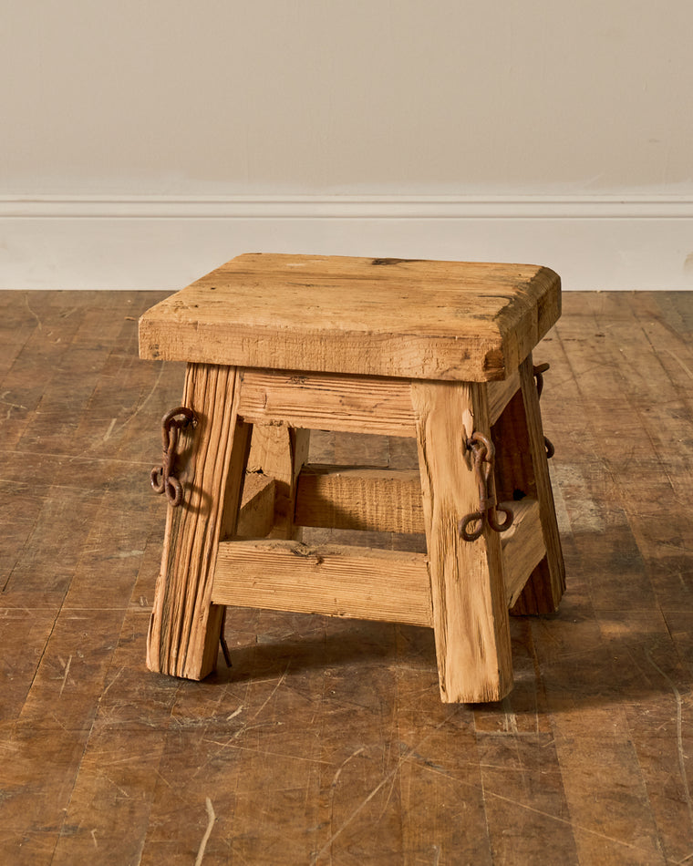 French Brutalist Stool
