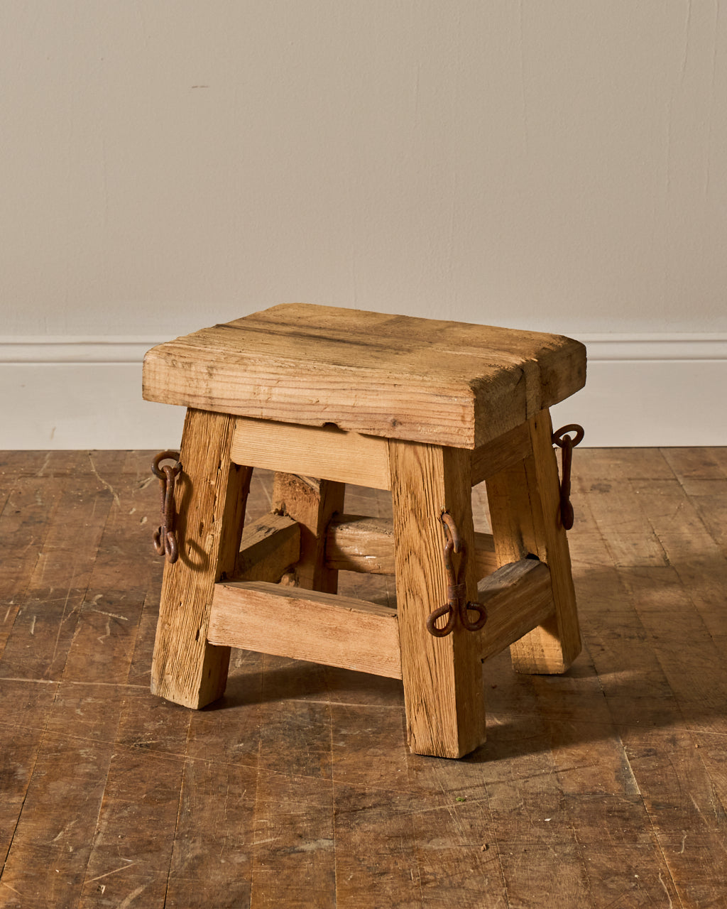 French Brutalist Stool