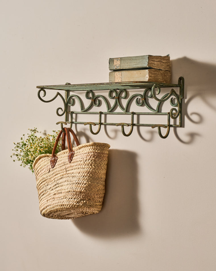 Wrought Iron Coat Rack