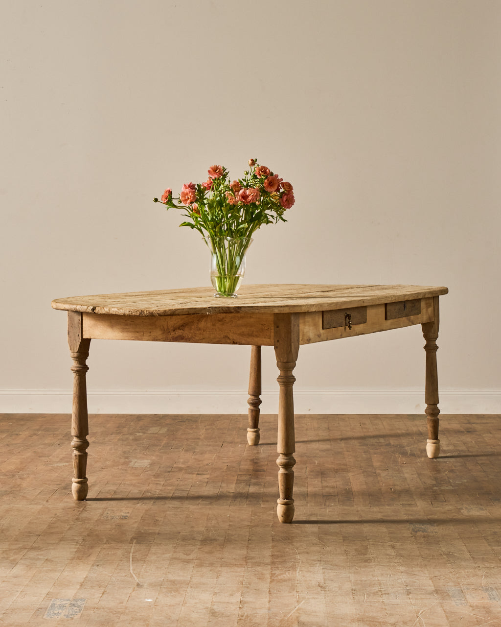 19th c. Oval Farm Table