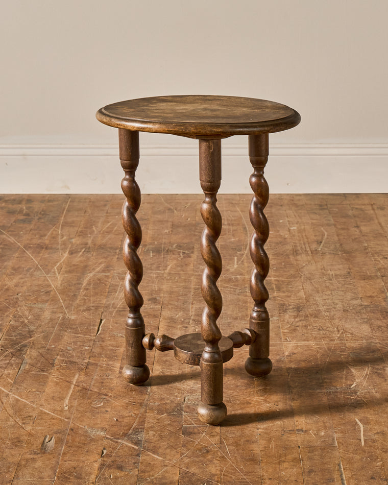 French Barley Twist Stool