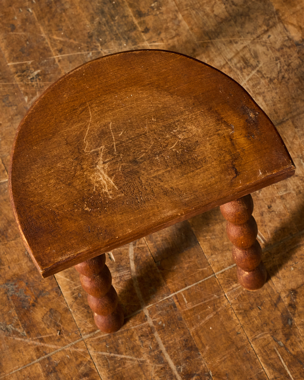French Demi Lune Stool