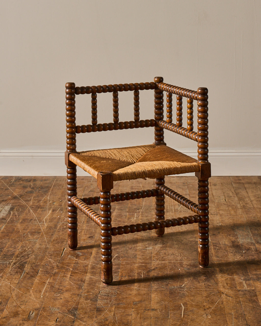 French Corner Bobbin Chair