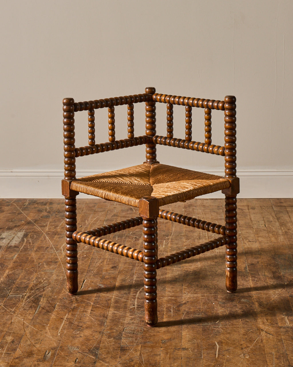 French Corner Bobbin Chair