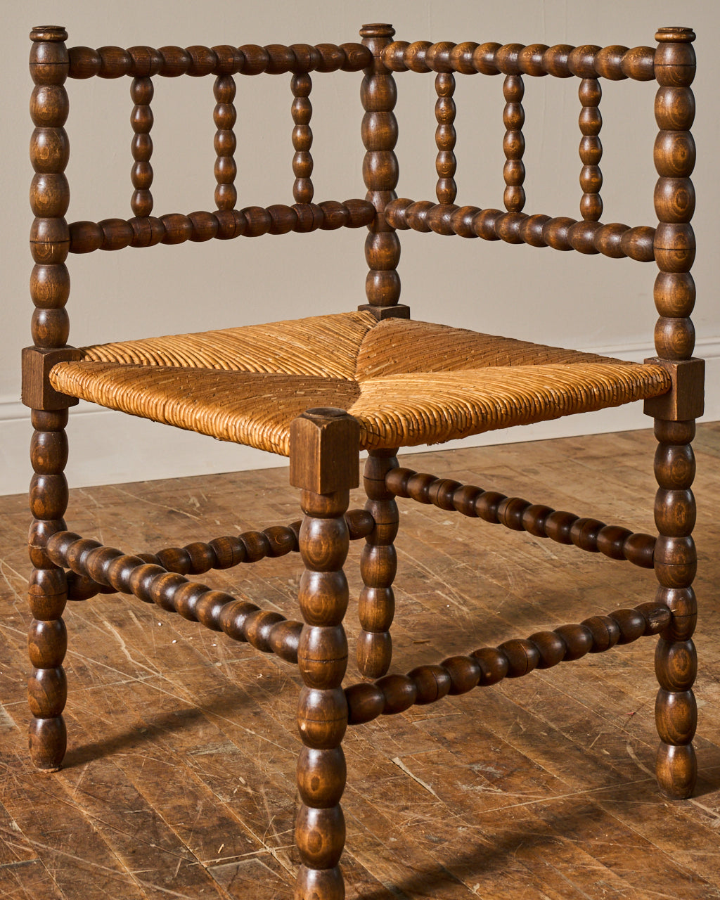 French Corner Bobbin Chair