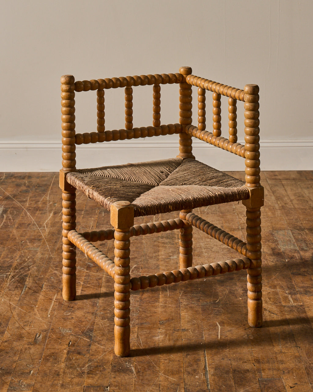 French Corner Bobbin Chair