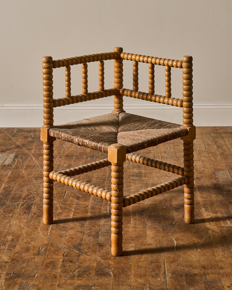 French Corner Bobbin Chair