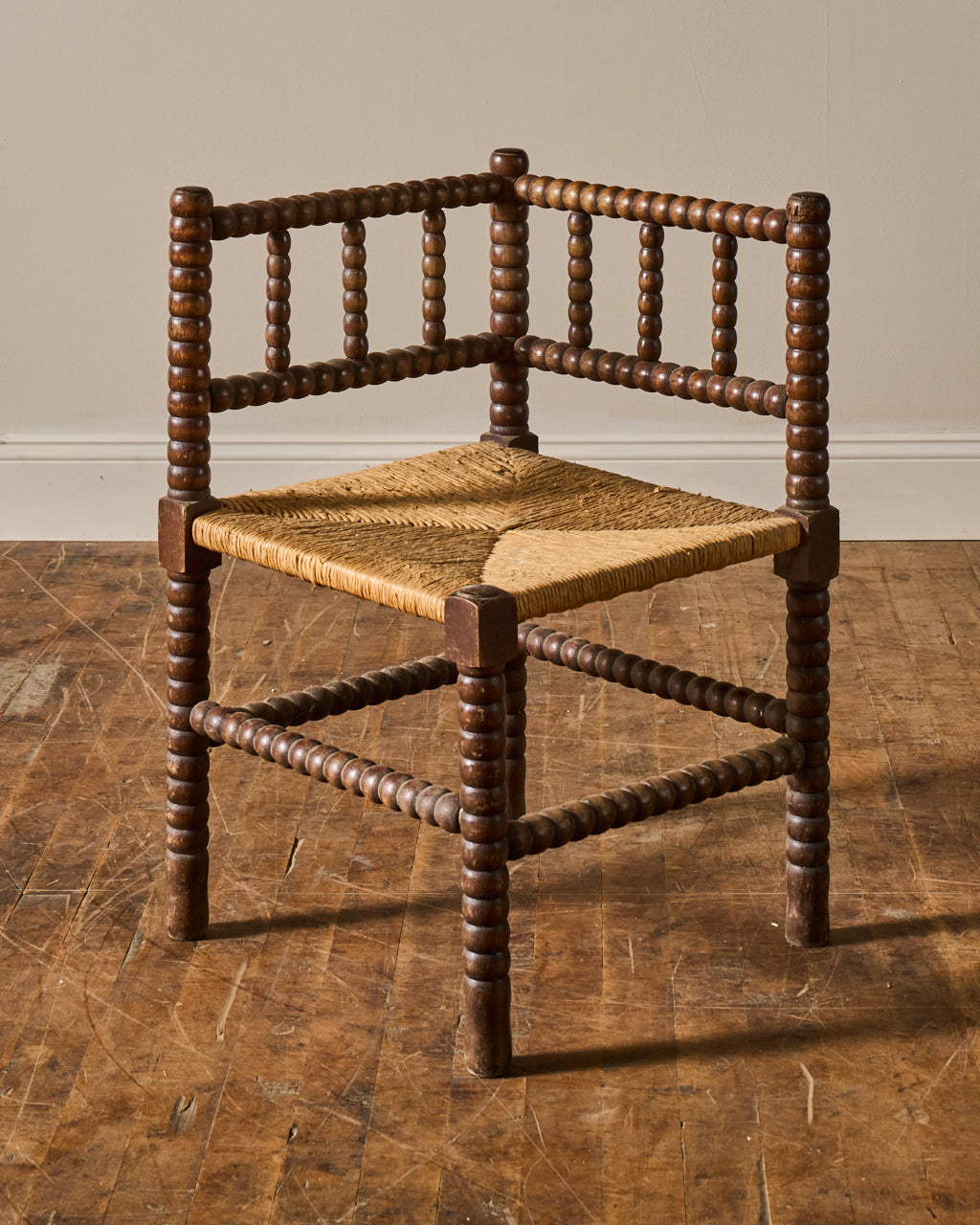 French Corner Bobbin Chair