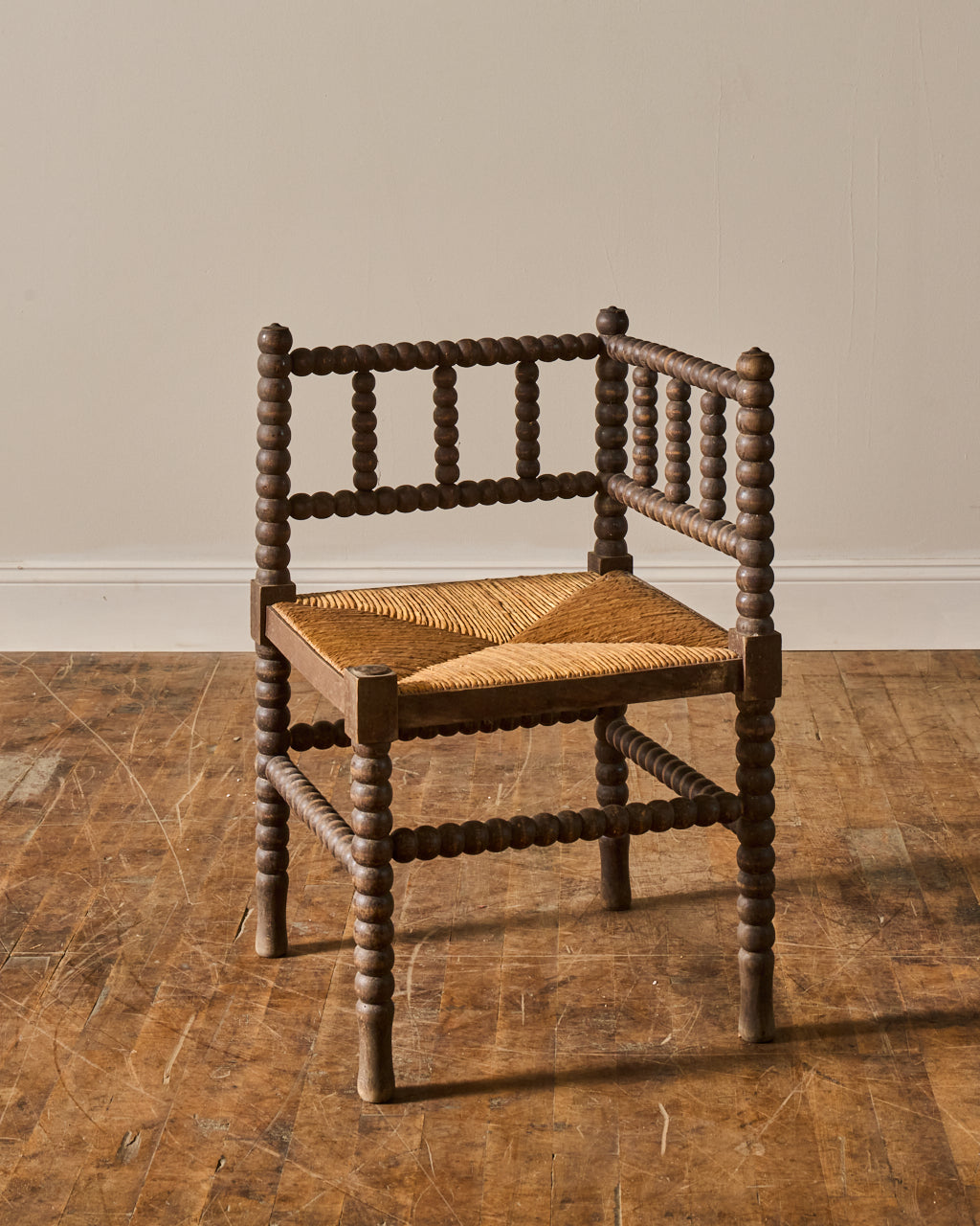 French Corner Bobbin Chair
