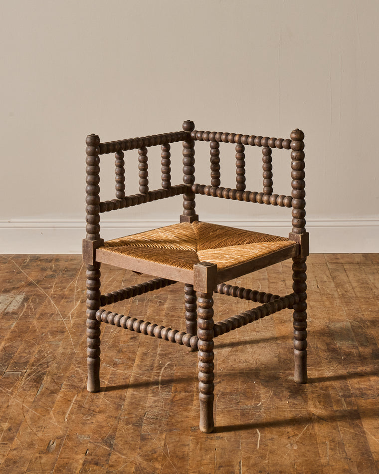 French Corner Bobbin Chair