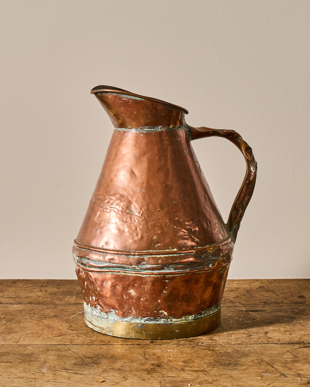 Antique Copper Pitcher