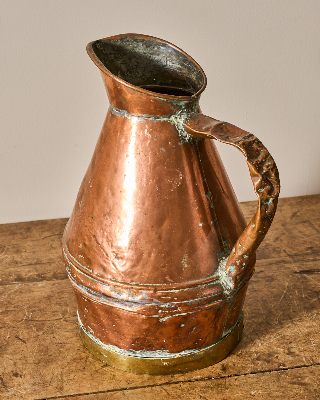 Antique Copper Pitcher