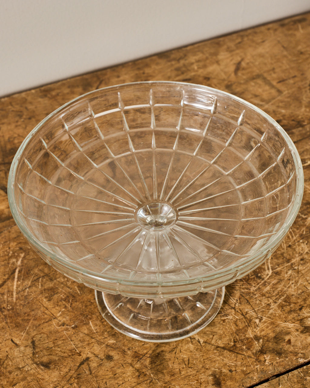 Vintage Glass Compotier - V