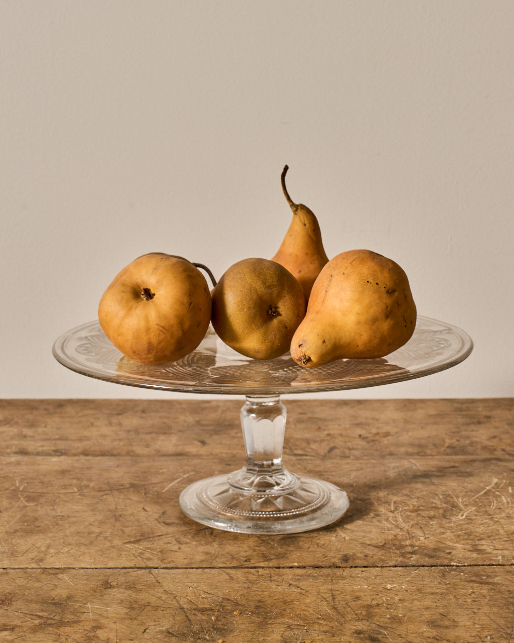 Vintage Glass Cake Stand