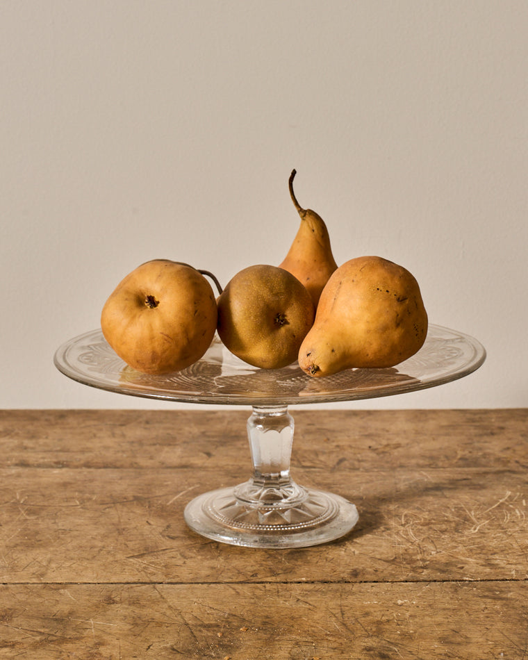Vintage Glass Cake Stand