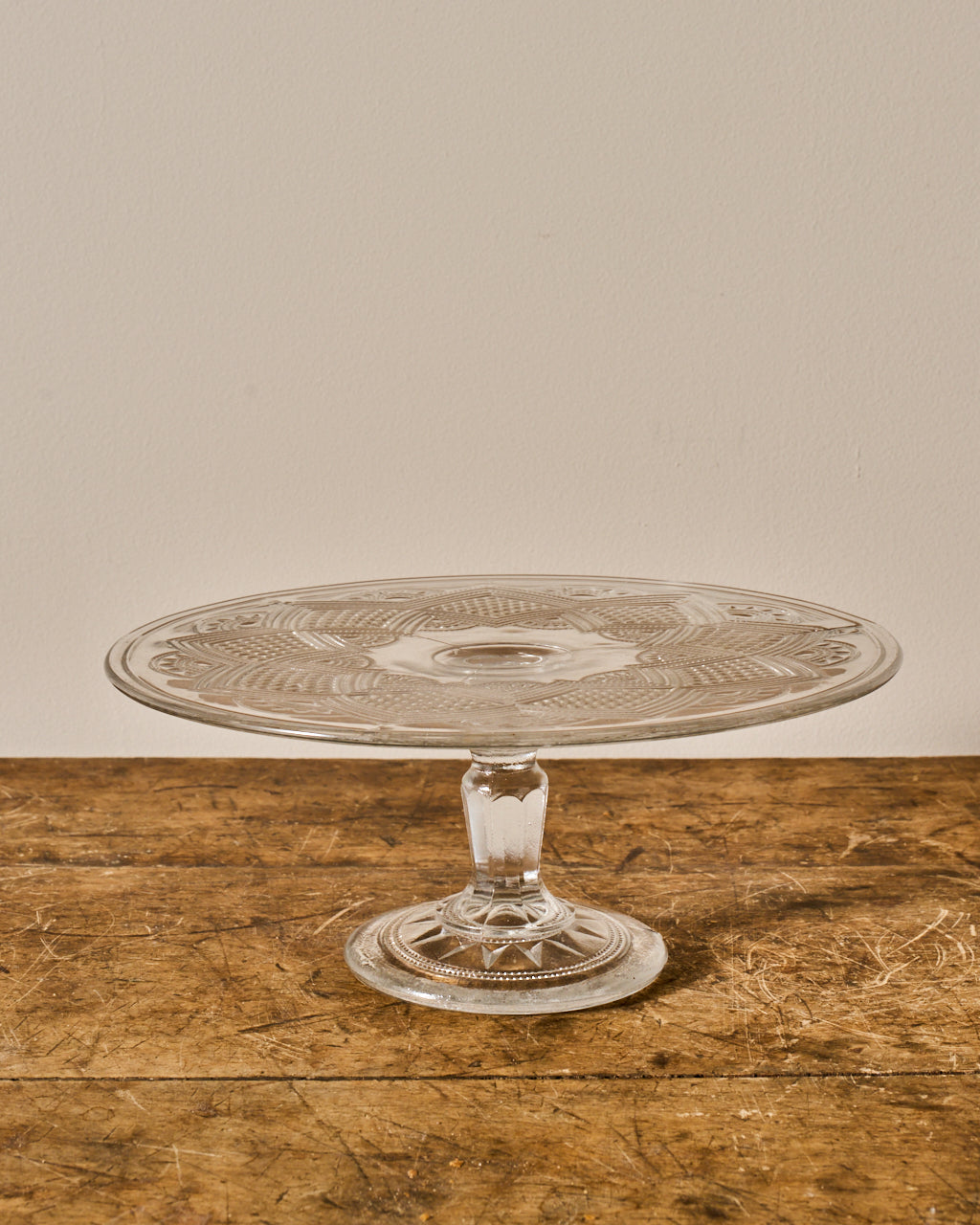 Vintage Glass Cake Stand