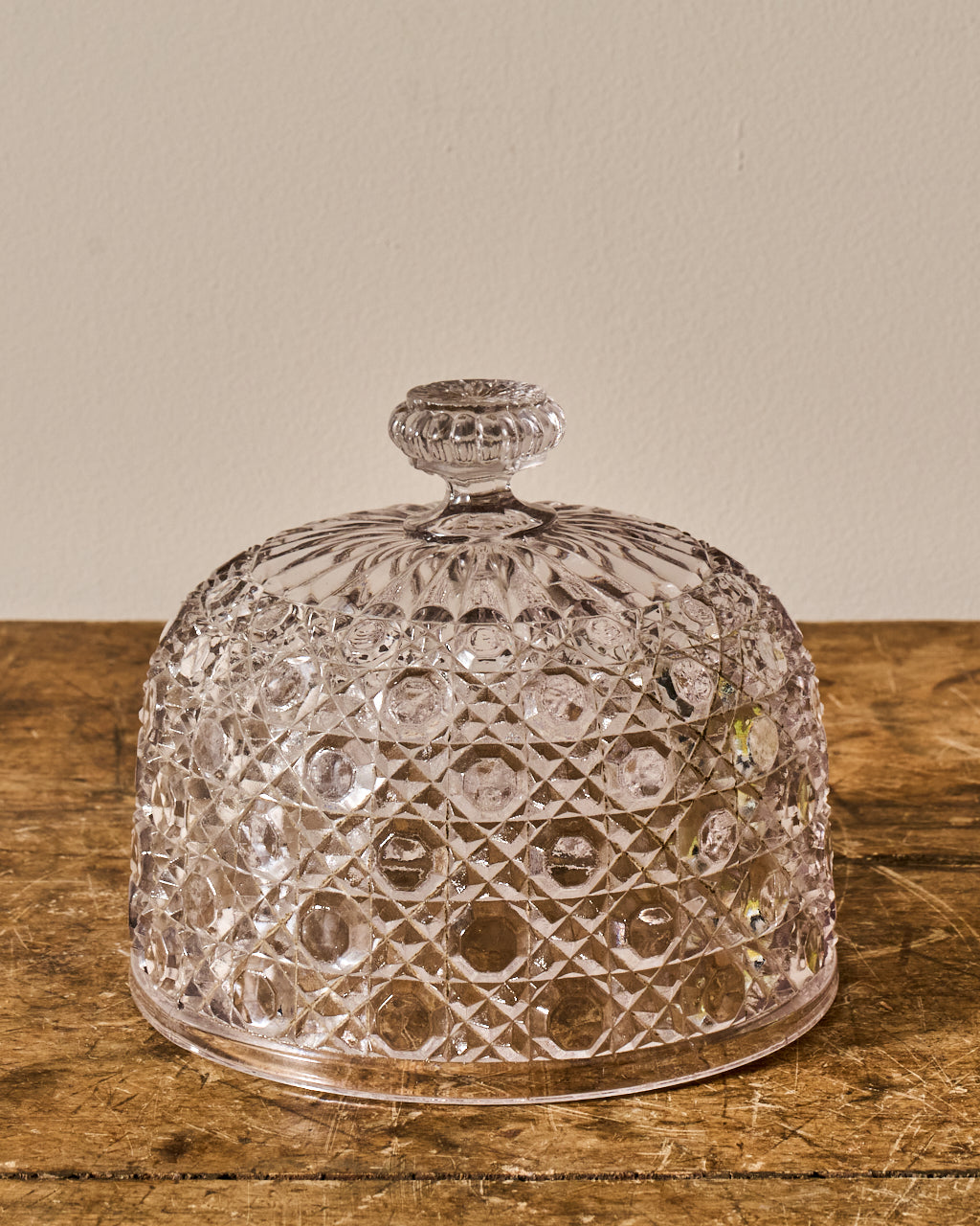 Vintage Glass Pedestal Dish/Cloche