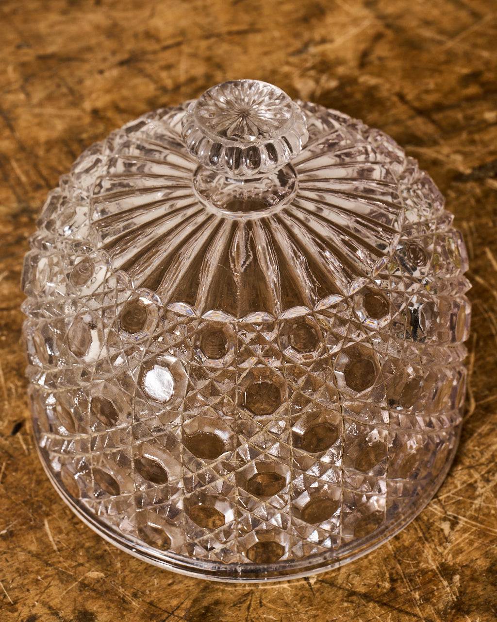 Vintage Glass Pedestal Dish/Cloche