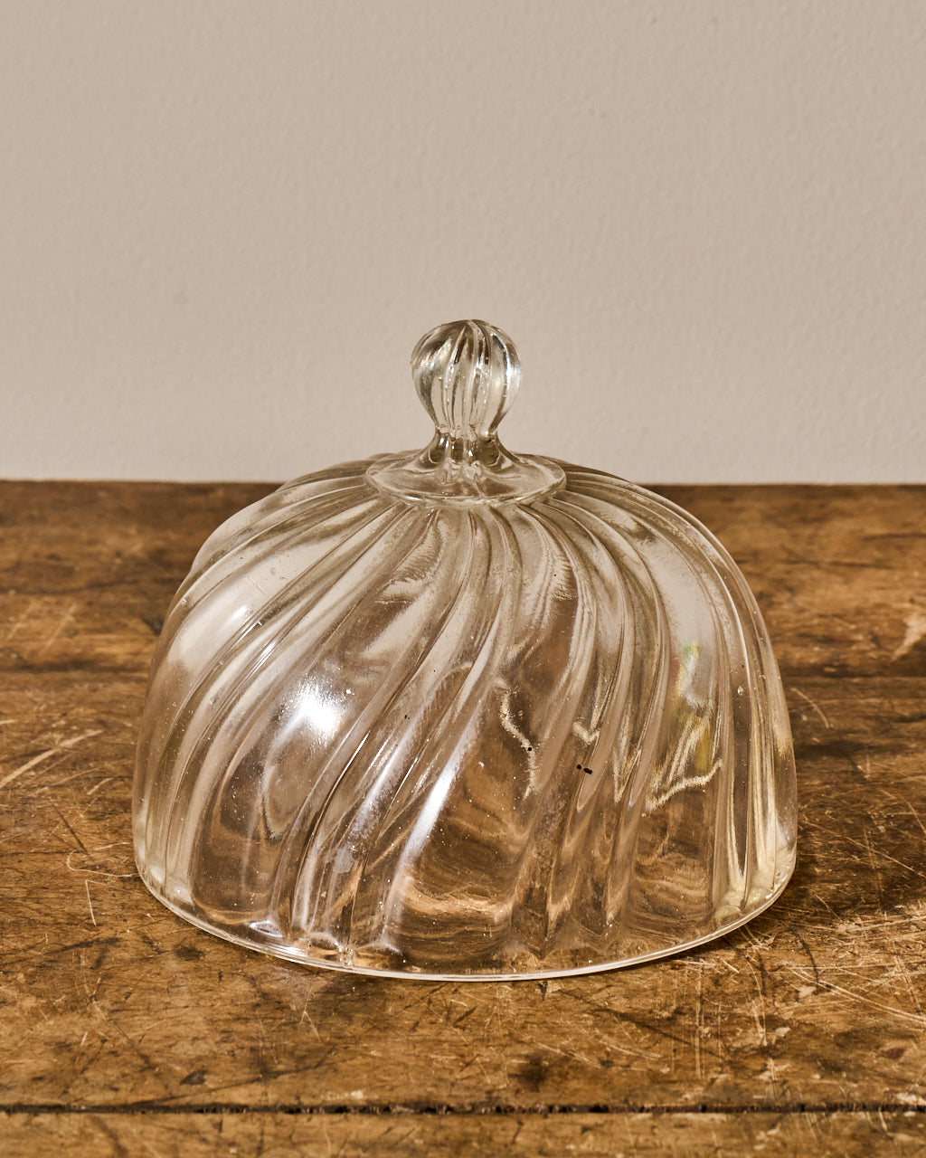 Vintage Glass Pedestal Dish/Cloche