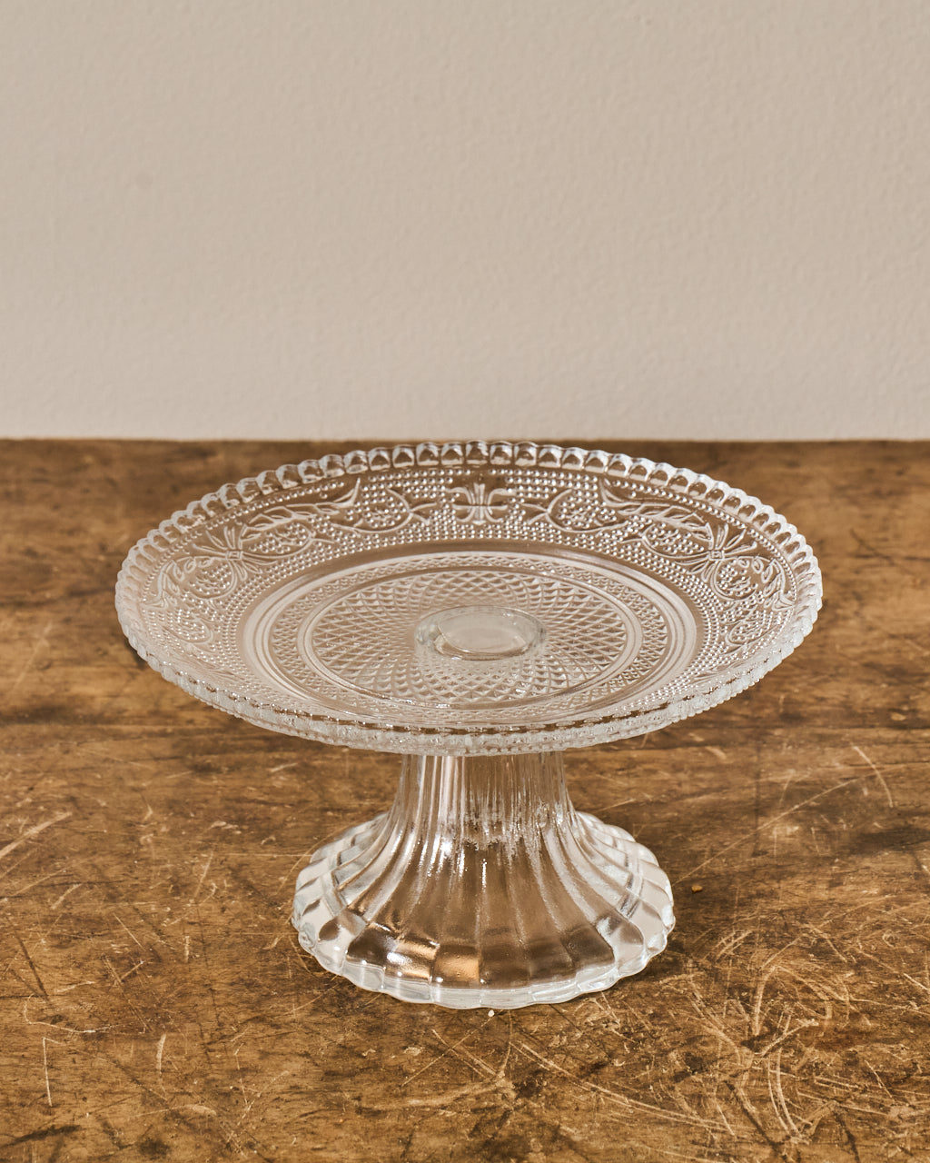 Mini Vintage Glass Compotier - I