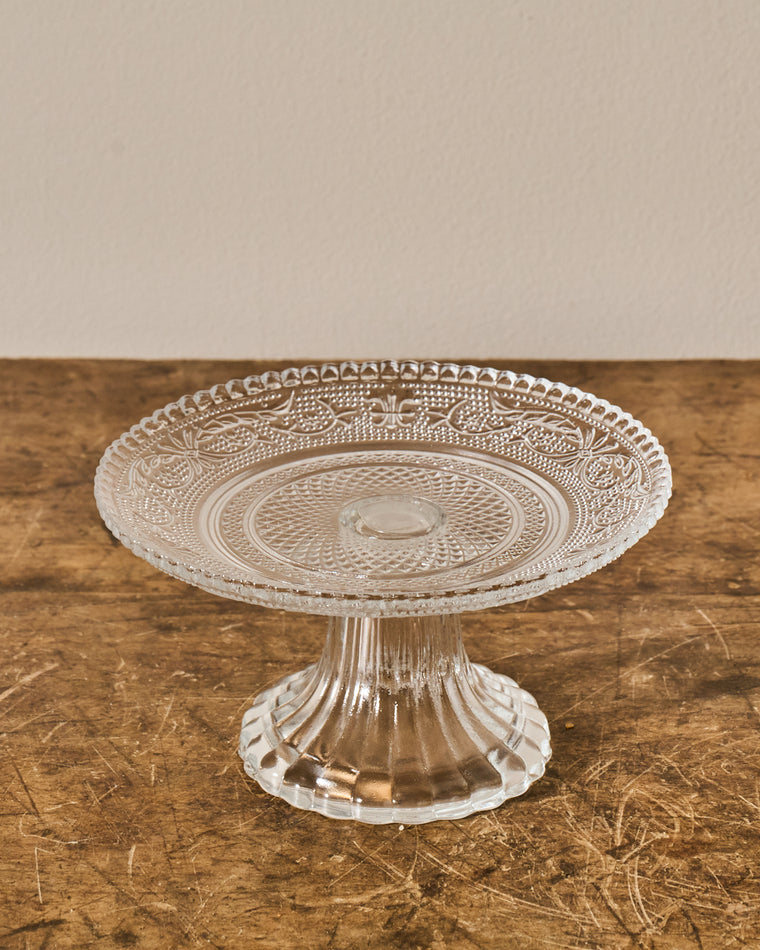 Mini Vintage Glass Compotier - I