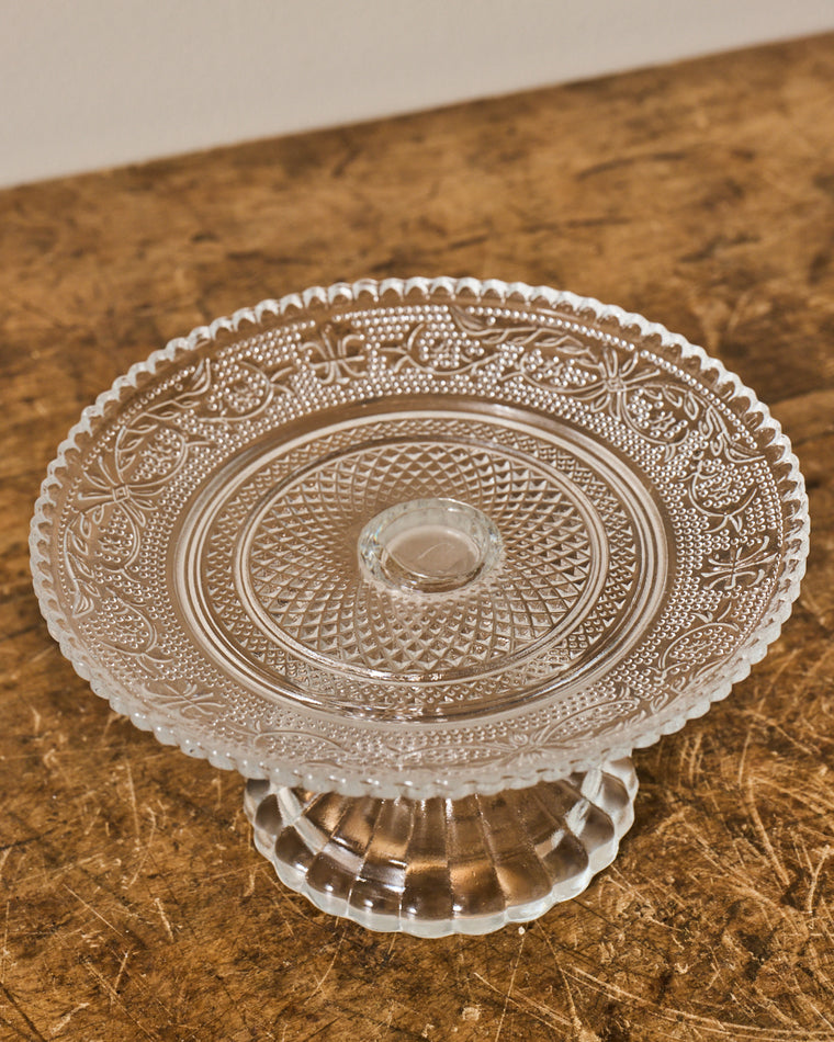 Mini Vintage Glass Compotier - I
