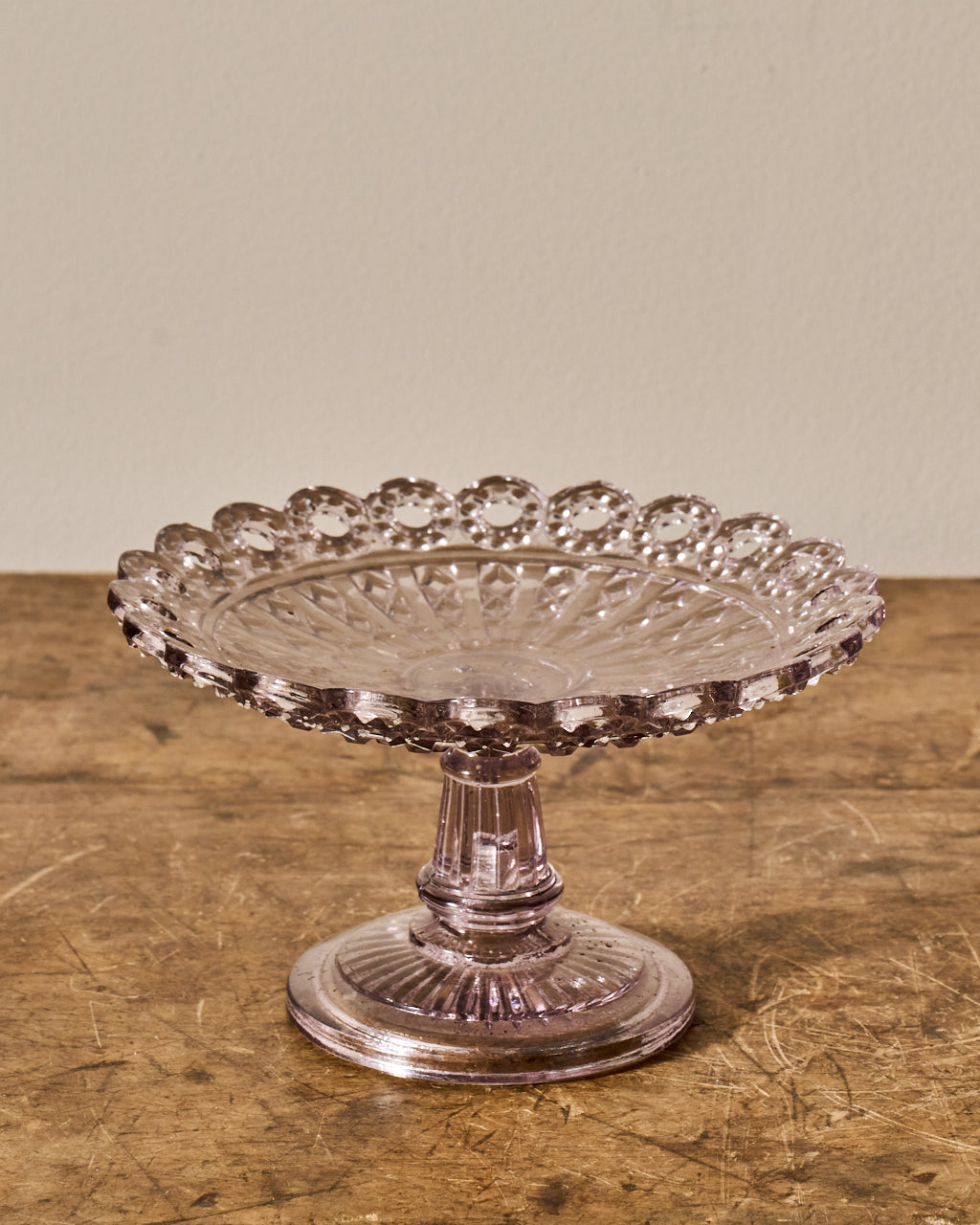 Vintage Glass Pedestal Dish/Cloche