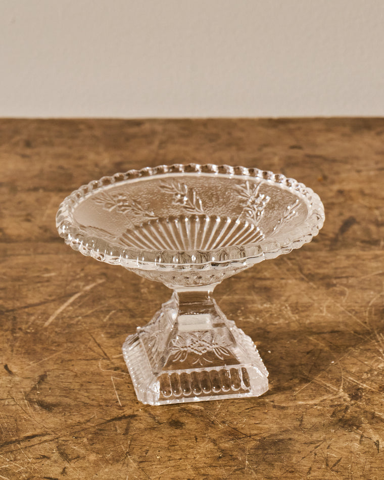 Vintage Glass Compotier -I