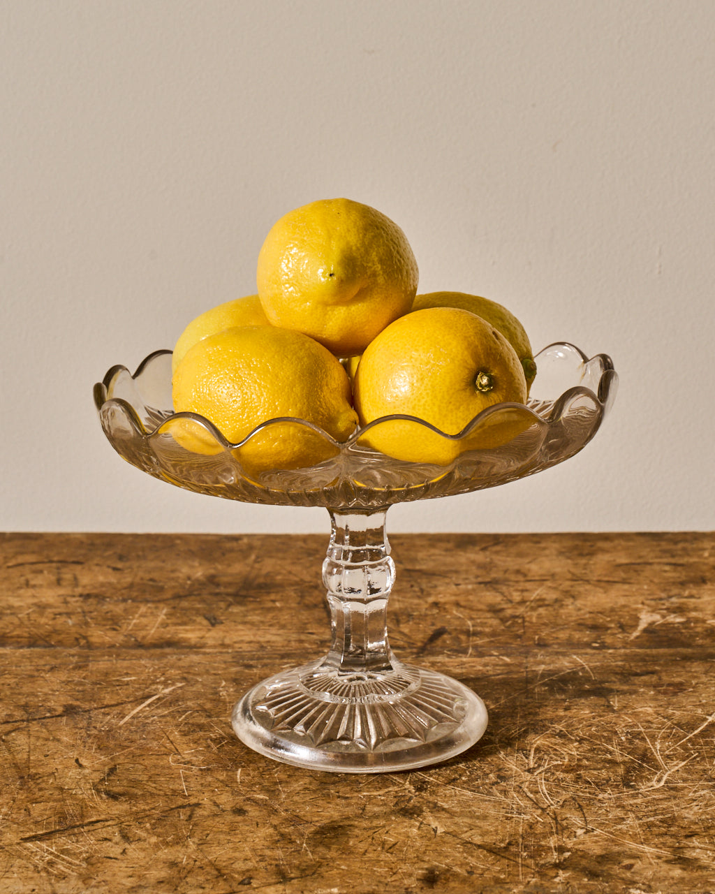Vintage Glass Pedestal Dish/Cloche