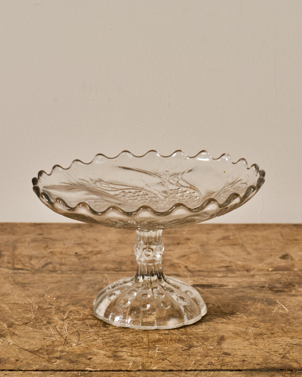 Vintage Glass Compotier - III